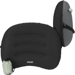 Vive Inflatable Lumbar Support Cushion with Bag Backrest Pillow for Car