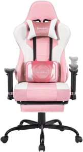 VON RACER Pink Gaming Chair Ergonomic PC Chair