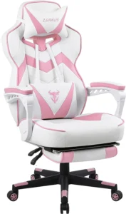 Zeanus Pink Gaming Chair